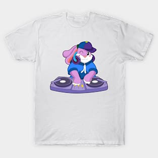 Bunny as Musician with Mixer T-Shirt